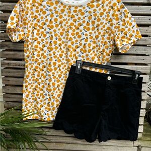 Tea Collection shirts and Crown and Ivy shorts. Size 14 girls.